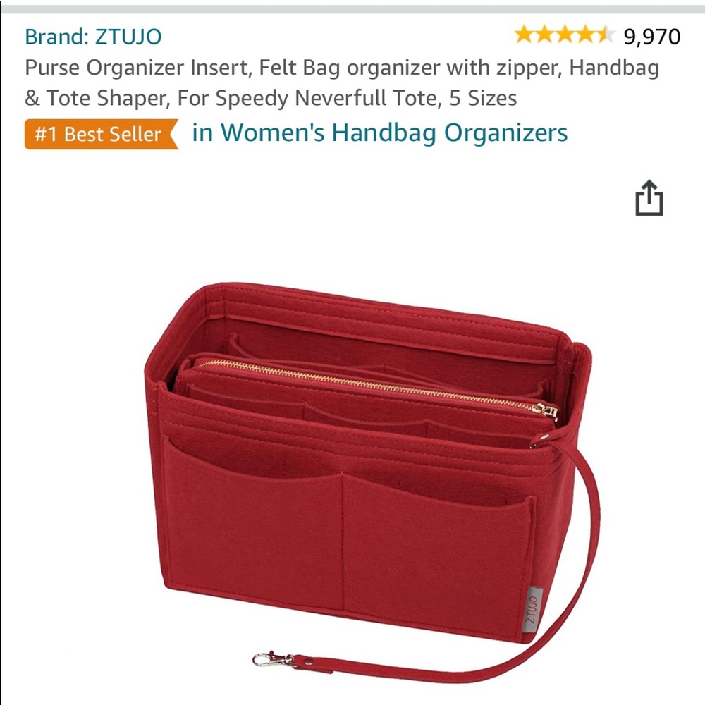 ZTUJO purse organizer insert